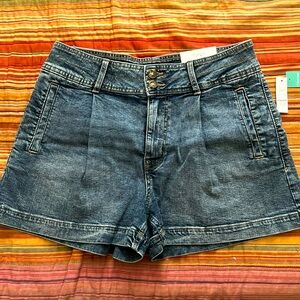 Size 12 Maurices 3.5” A-Line Denim Shorts High Rise Original Fit